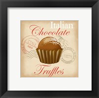 Italian Chocolate Truffles Framed Print