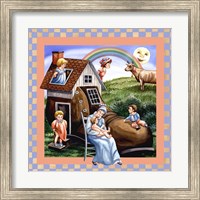 The Little Old Lady Who Lived In A Shoe Fine Art Print