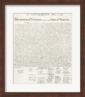 Declaration of Independence Fine Art Print