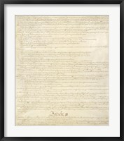 Constitution of the United States II Fine Art Print