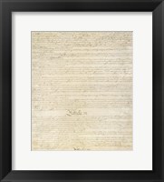 Constitution of the United States I III Fine Art Print