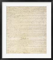 Constitution of the United States I III Fine Art Print