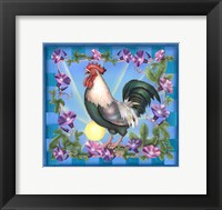 Morning Glory Rooster I Fine Art Print