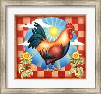 Morning Glory Rooster II Fine Art Print