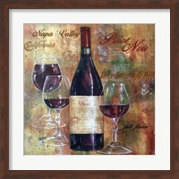 Napa Valley Pinot Lettered Fine Art Print