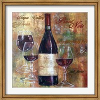 Napa Valley Pinot Lettered Fine Art Print