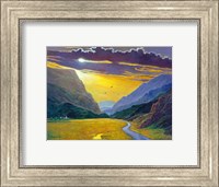 Sunset In Wales Fine Art Print