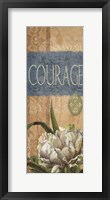 Courage Framed Print