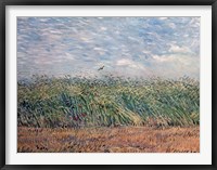 Wheatfield with Lark, 1887 Framed Print