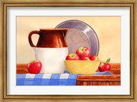 Apples In Yellow Bowl Fine Art Print