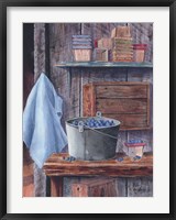 Blueberries And Pint Boxes Fine Art Print
