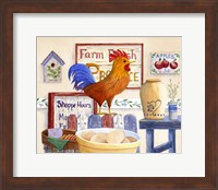 Country Rooster Fine Art Print