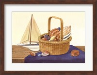 Nantucket Basket & Shells Fine Art Print
