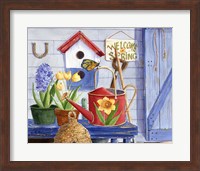 Red Watering Can Fine Art Print