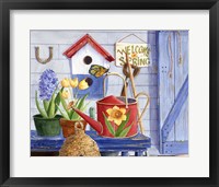 Red Watering Can Fine Art Print