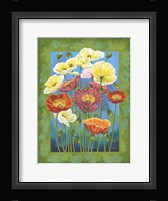 Bouquet in Border I Framed Print