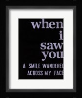 When I Saw You... II Fine Art Print
