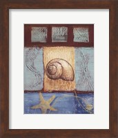 Aquamarine Snail Fine Art Print