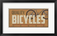 Bike Shop III Framed Print