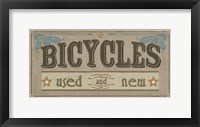 Bike Shop IV Framed Print
