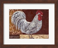 Rustic Roosters I Fine Art Print