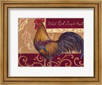 Rustic Roosters II Fine Art Print