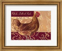 Rustic Roosters III Fine Art Print