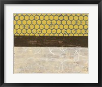 Honey Comb Abstract II Framed Print