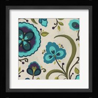 Peacock Garden II Framed Print