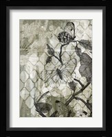 Arabesque Butterflies II Framed Print