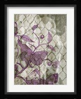 Arabesque Butterflies III Framed Print