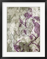 Arabesque Butterflies IV Framed Print