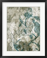 Arabesque Butterflies VI Framed Print