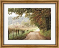 Autumn on a Country Road Fine Art Print