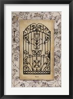 Ivy Gate I Framed Print