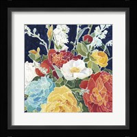 Midnight Florals I Fine Art Print