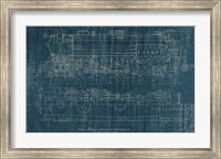 Train Blueprint I Fine Art Print