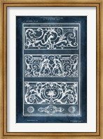 Ornamental Iron Blueprint II Fine Art Print