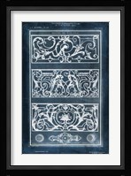 Ornamental Iron Blueprint II Fine Art Print