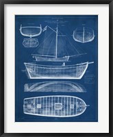 Antique Ship Blueprint II Fine Art Print