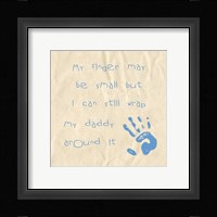 My Finger May Be Small Baby Boy Fine Art Print