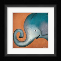 Elephant WOW Framed Print