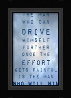 The Man Who Will Win Fine Art Print