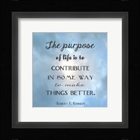 The Purpose of Life Square Fine Art Print