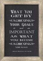 Achieving Your Goals Fine Art Print