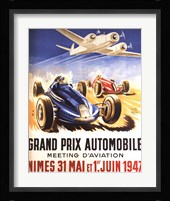 Grand Prix Automobile Nimes Fine Art Print