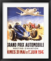 Grand Prix Automobile Nimes Fine Art Print