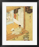 Taking a Rest after Reading Books Fine Art Print