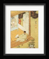 Taking a Rest after Reading Books Fine Art Print