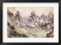 Pyohun Temple at Diamond Mountains Fine Art Print